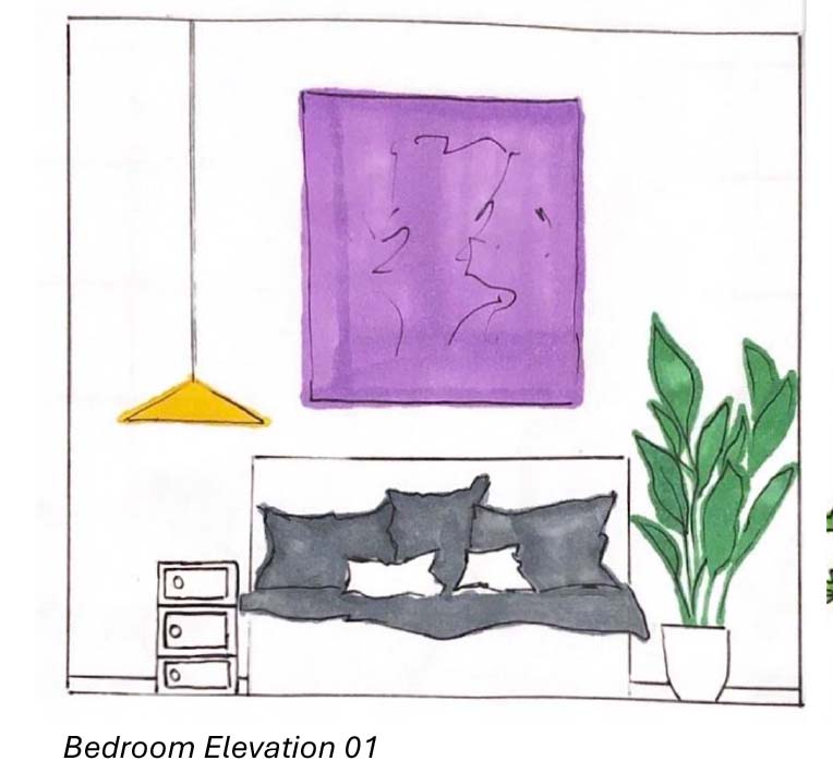 Bedroom elevation